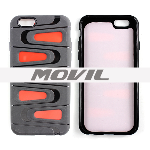 NP-2493 Híbrido TPU   PC Funda Protectora Cubierta a Prueba de Golpes para iPhone 6-11